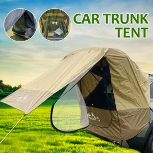 Car Trunk Tent Auto Awning Waterproof SUV Car Tail Tent Portable Trunk Sleep Bed Shade Awning For Camping Self-driving Travel