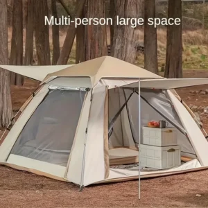 New 5-8 Person Tent Outdoor Automatic Quick Open Waterproof Camping Tent Family Outdoor Instant Setup Tent with Carring Bag