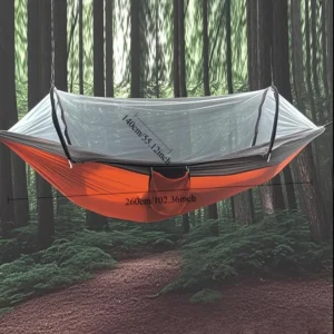 Automatic Mosquito Net Hammock Parachute Fabric