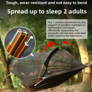 Winter Ready Hammock Shelter Integrated Waterproof